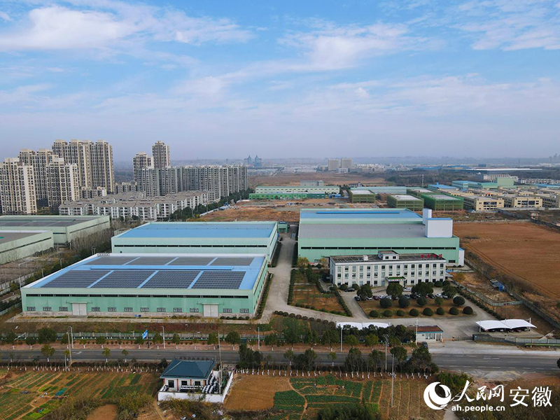 安徽亞美羽絨有限公司廠區(qū)。人民網(wǎng)記者 王曉飛攝