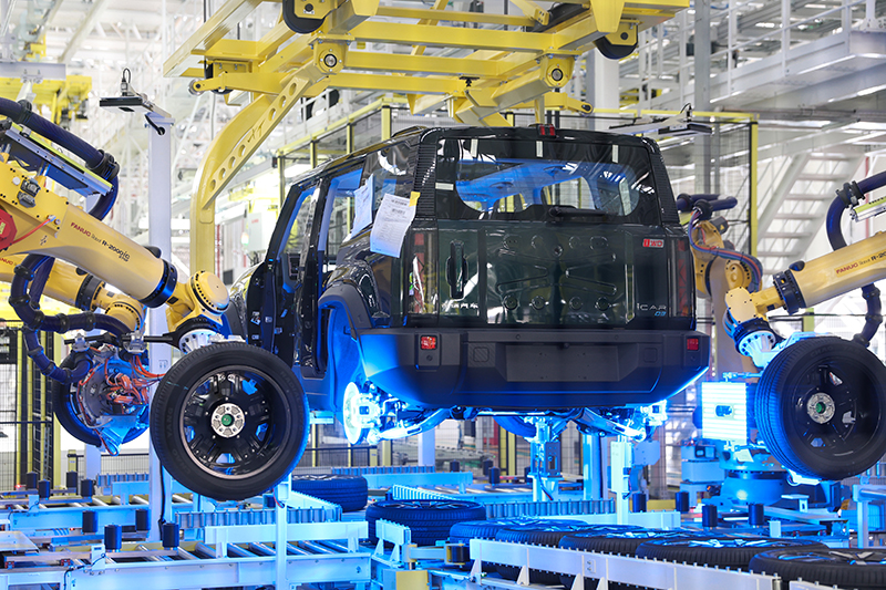 奇瑞汽車產(chǎn)線。人民網(wǎng)記者 張俊攝