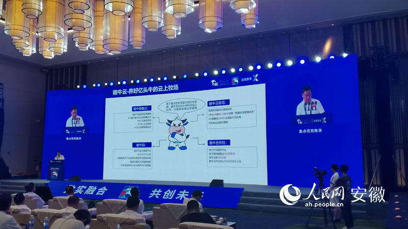 重點項目進(jìn)行路演。人民網(wǎng) 胡雨松攝