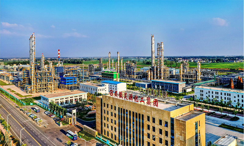 昊源化工俯視圖。潁東區(qū)委宣傳部供圖