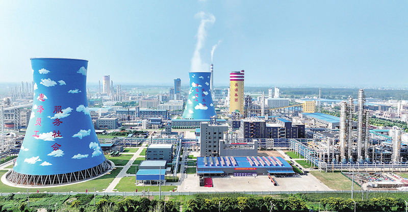 昊源化工一期項目俯視圖。潁東區(qū)委宣傳部供圖